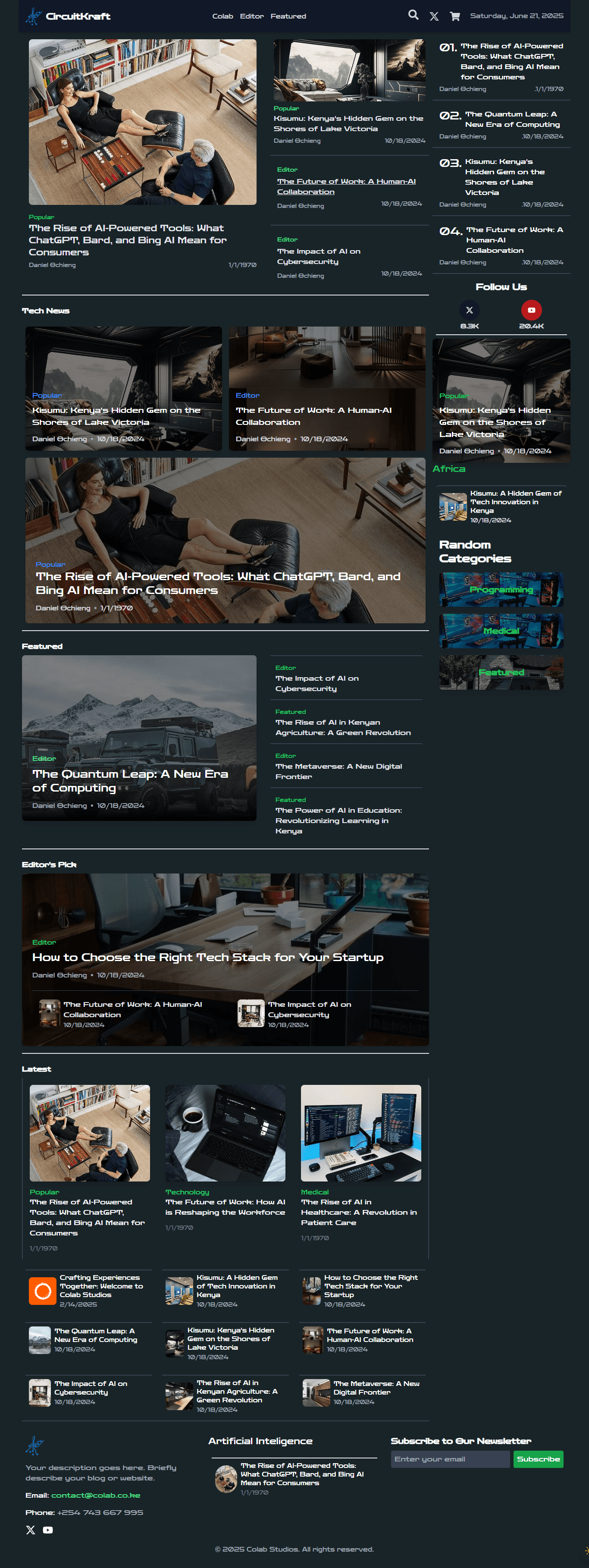 CircuitKraft Homepage